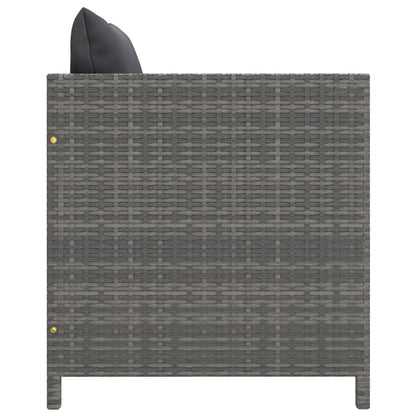 4-Delige Loungeset Met Kussens Poly Rattan 1