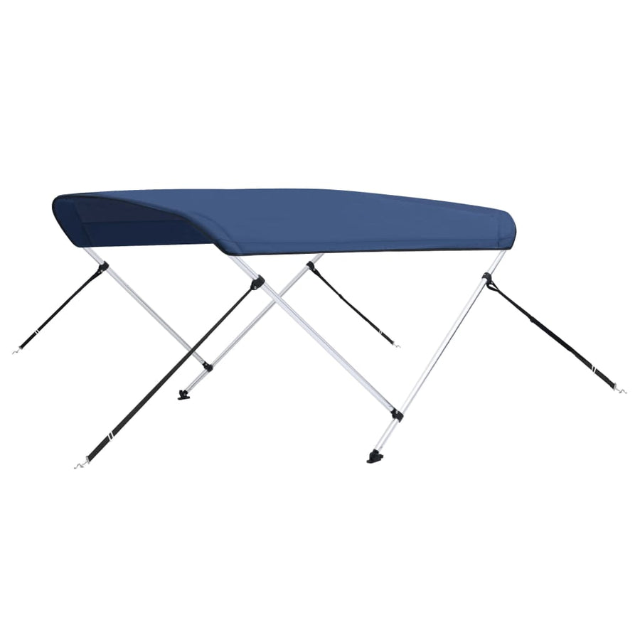 Biminitop 2-Boogs Marine 180 x 130 x 110 cm Blauw