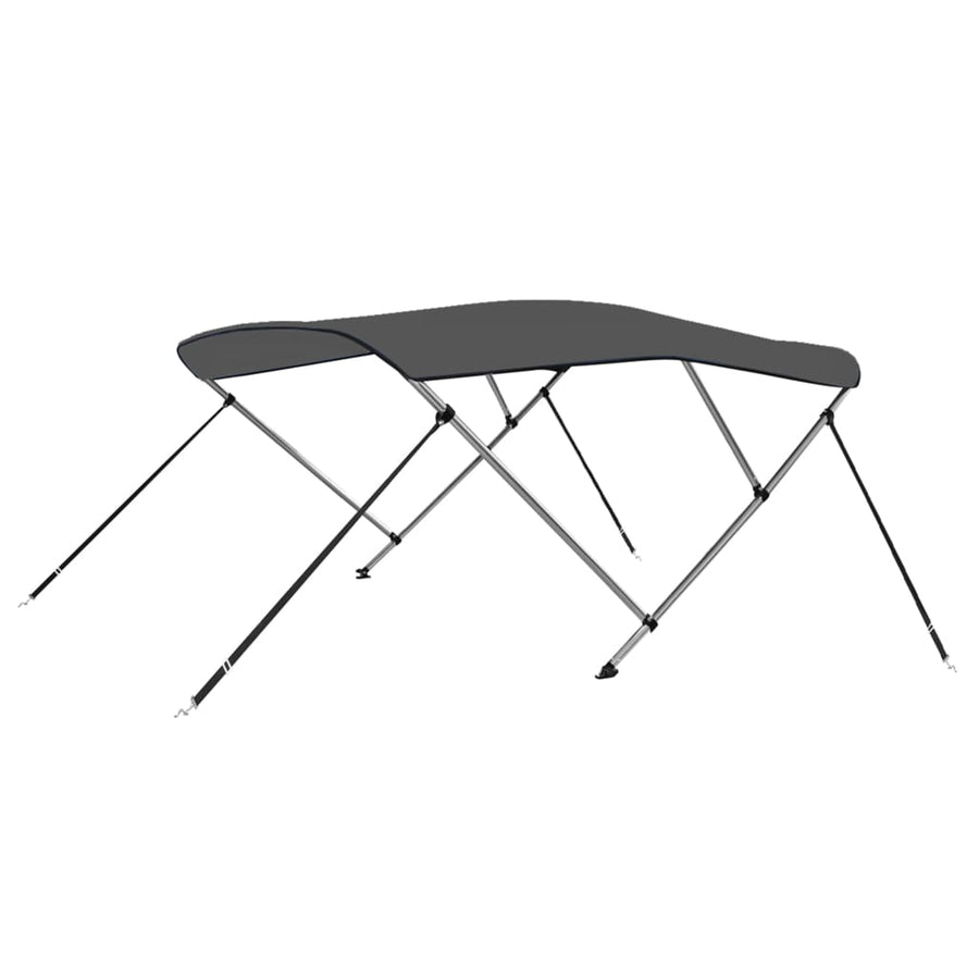 Biminitop 3-Boogs Kleurig 183 x 140 x 137 cm Antraciet