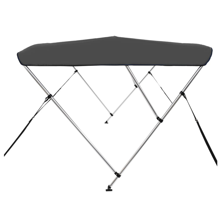 Biminitop 3-Boogs Kleurig 183 x 140 x 137 cm Antraciet