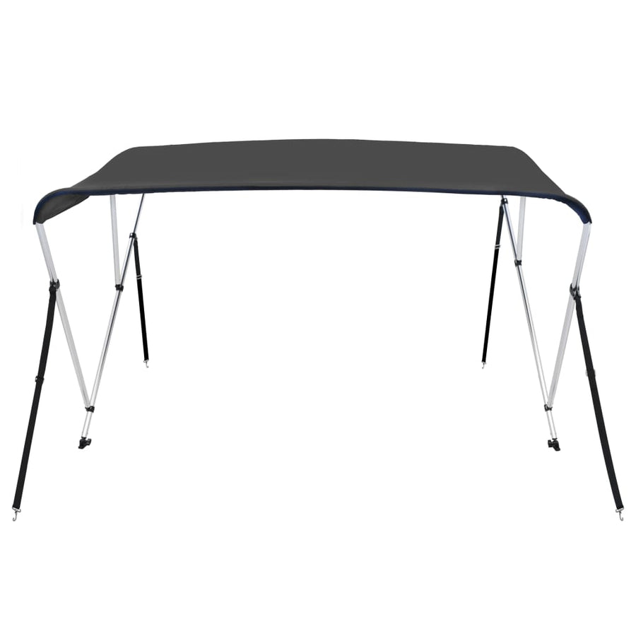 Biminitop 3-boogs 183x180x137 cm antracietkleurig 183 x 180 x 137 cm Antraciet