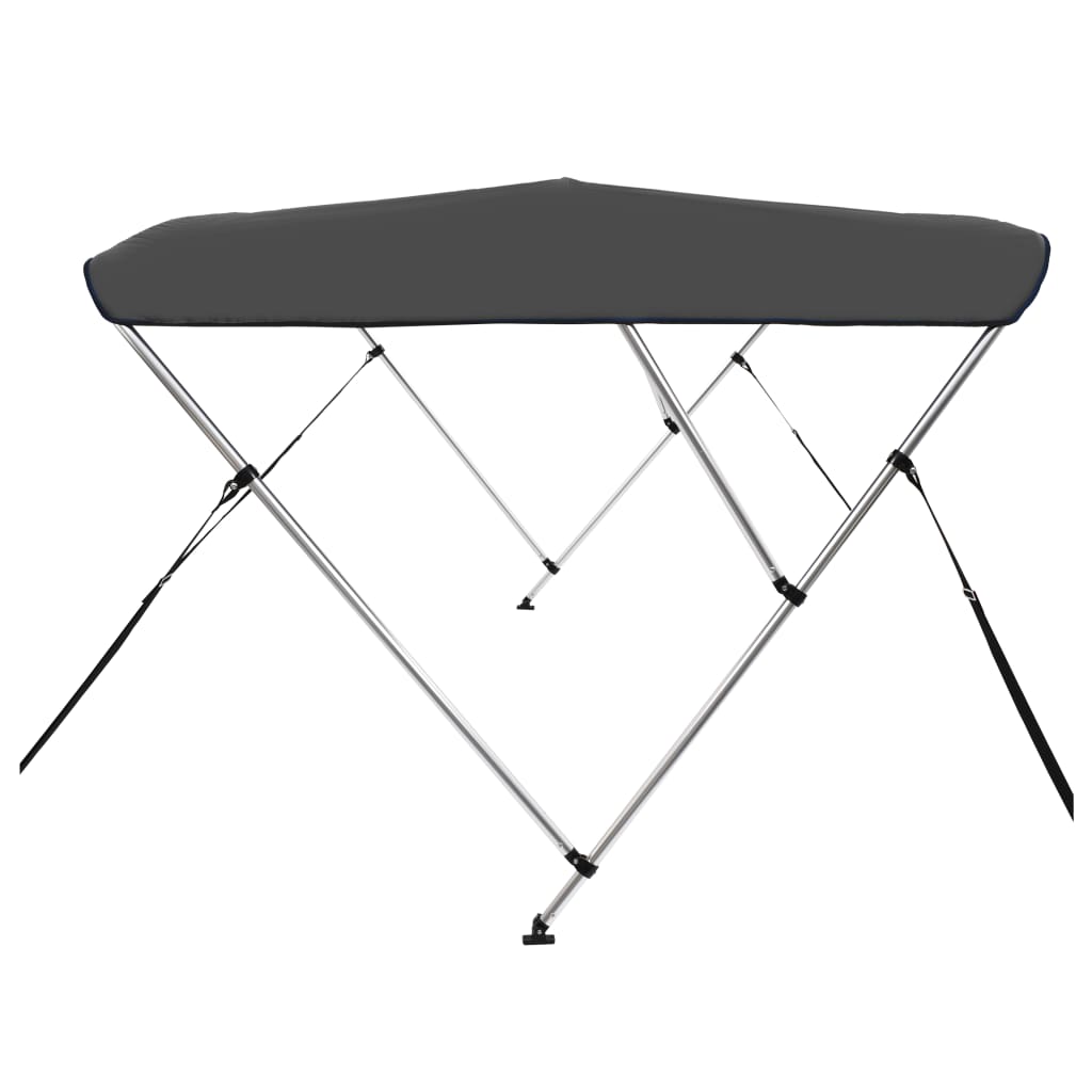 Biminitop 3-boogs 183x180x137 cm antracietkleurig 183 x 180 x 137 cm Antraciet