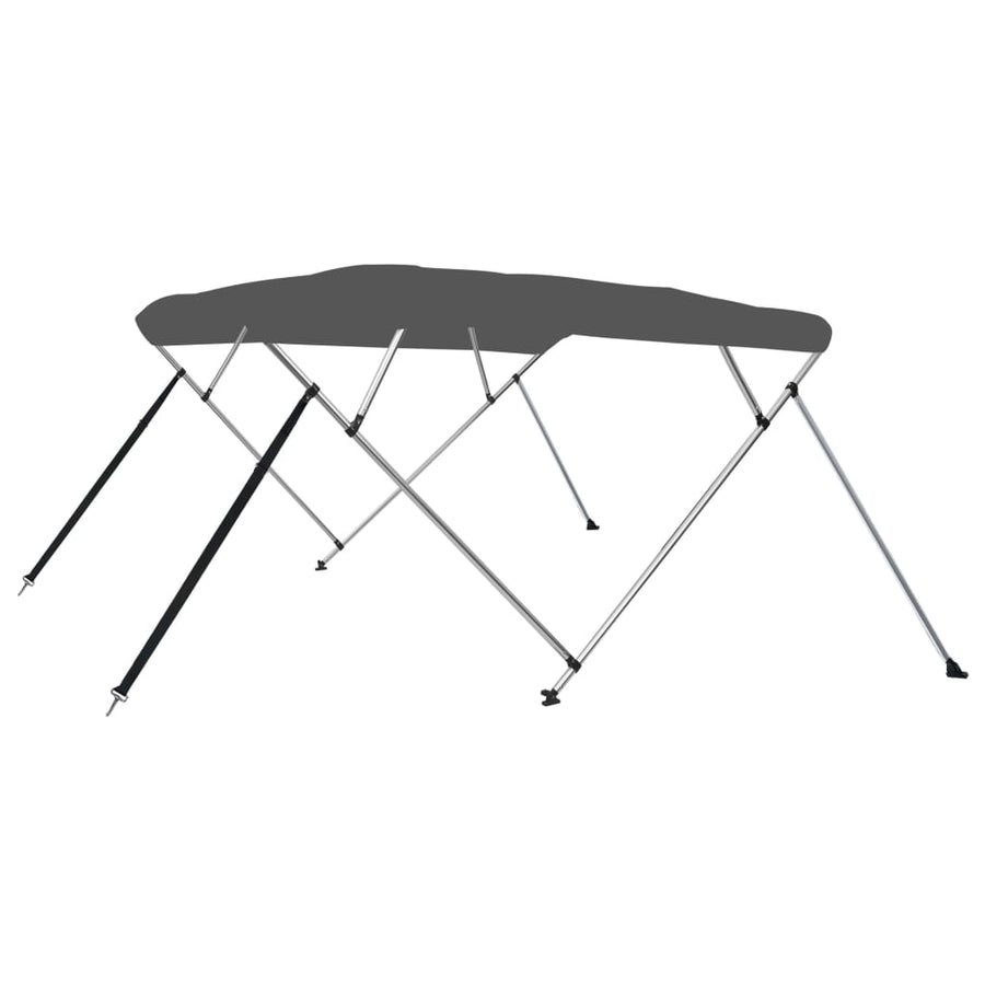 Biminitop 4-Boogs Kleurig 243 x 196 x 137 cm Antraciet