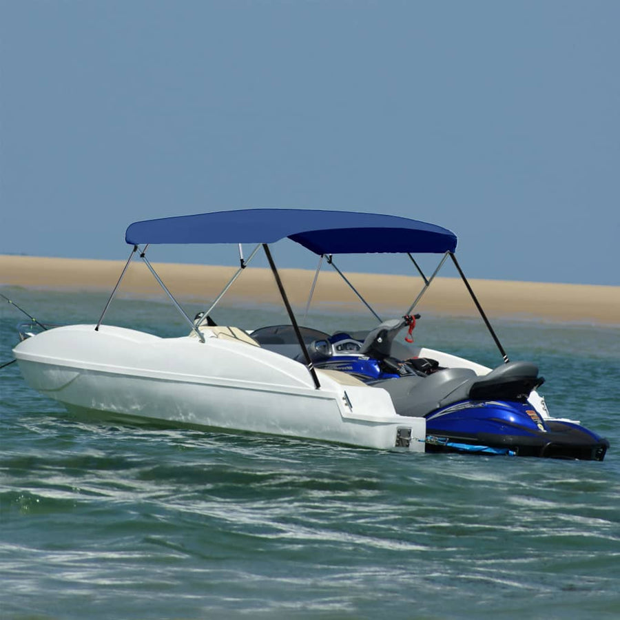 Biminitop 4-Boogs 243X(230-244)X37 Cm Marine 243 x 244 x 137 cm Blauw