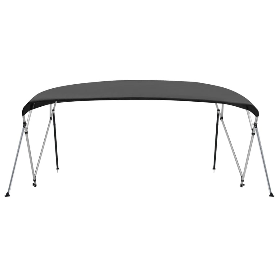 Biminitop 4-Boogs 243X(230-244)X37 Cm Kleurig 243 x 244 x 137 cm Antraciet