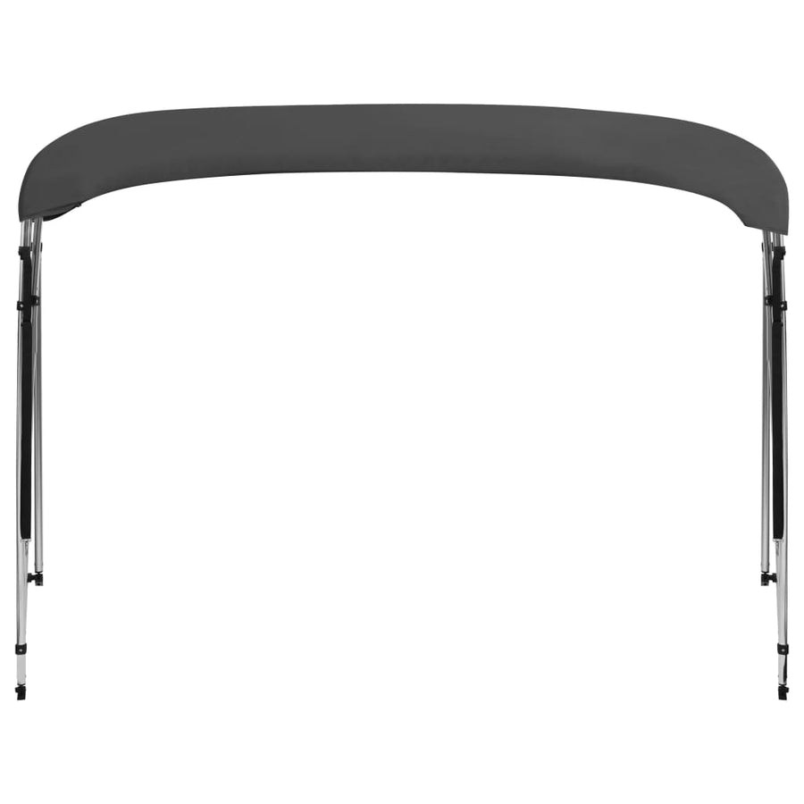 Biminitop 4-Boogs 243X(230-244)X37 Cm Kleurig 243 x 244 x 137 cm Antraciet