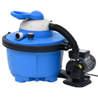 Sand Filter Pump 200 W 25 L 385x620x432 mm blue and black