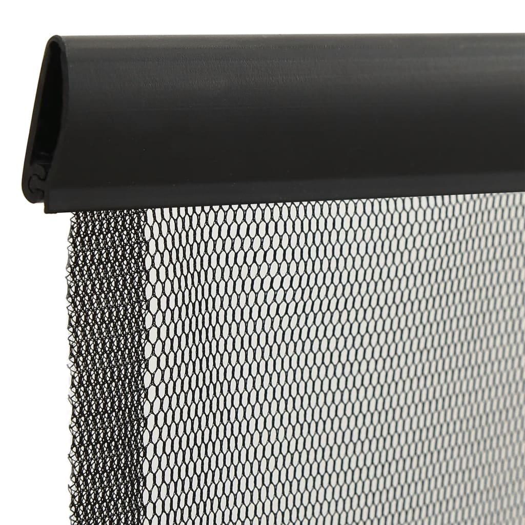 Vliegengordijn 100X220 Cm Polyester Mesh Zwart