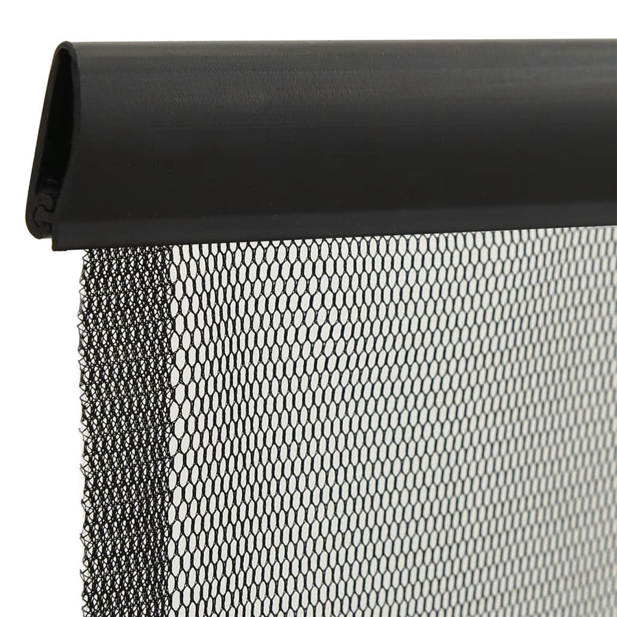 Vliegengordijn 100X220 Cm Polyester Mesh Zwart