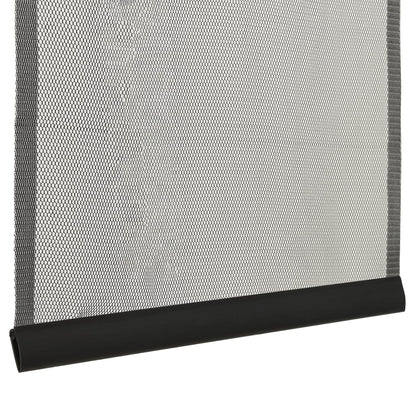 Vliegengordijn 100X220 Cm Polyester Mesh Zwart