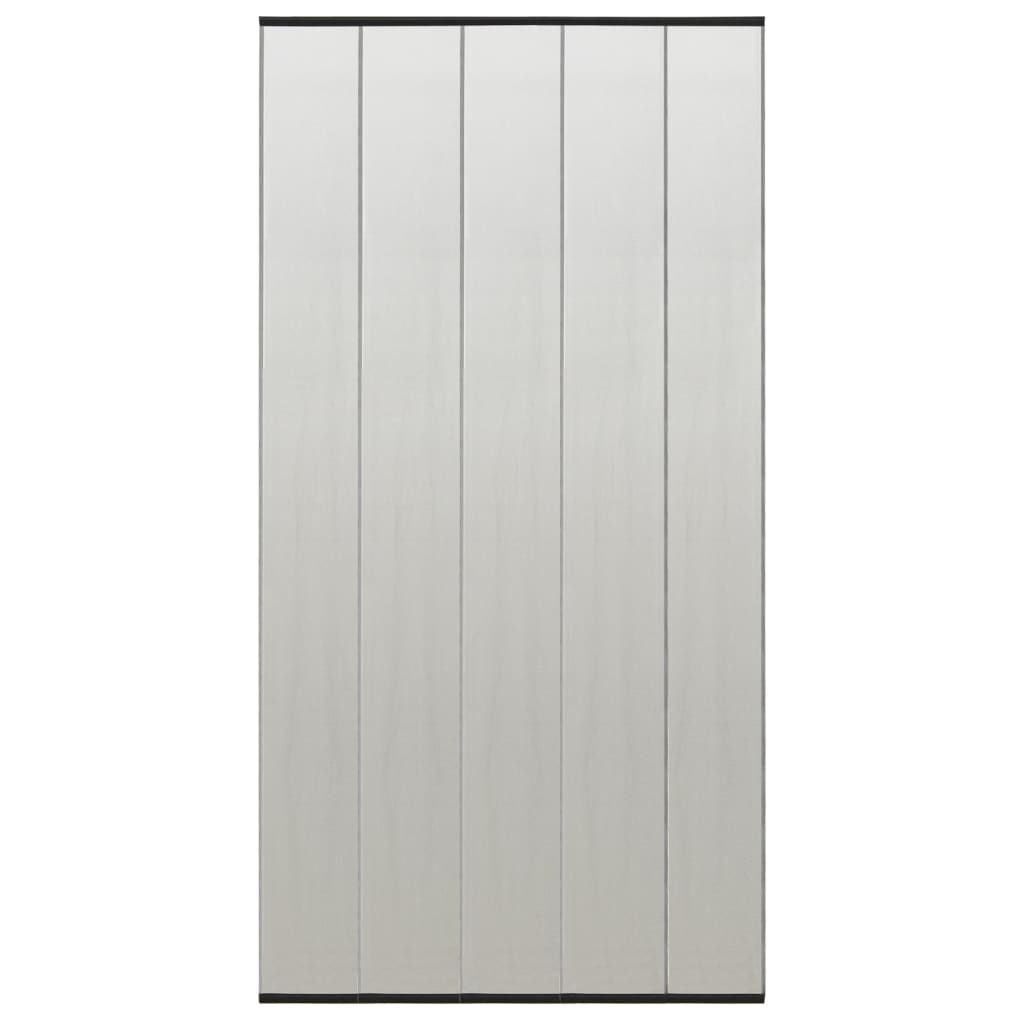 Vliegengordijn 5-Delig Mesh Zwart 120 x 240 cm