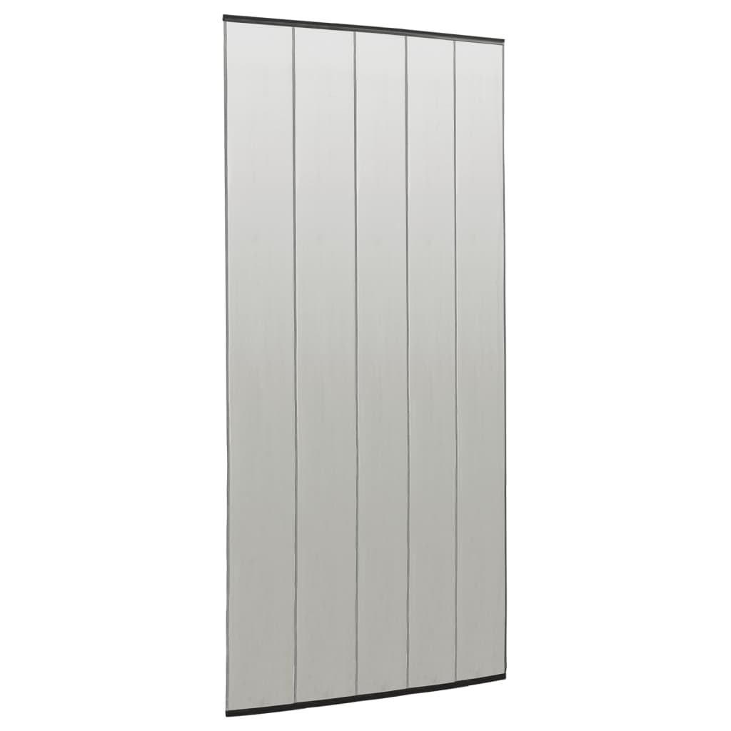 Vliegengordijn 5-Delig Mesh Zwart 120 x 240 cm