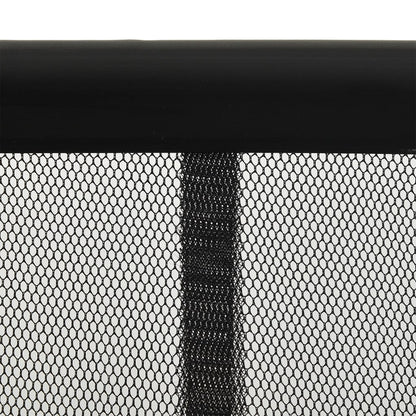 Vliegengordijn 5-Delig Mesh Zwart 120 x 240 cm