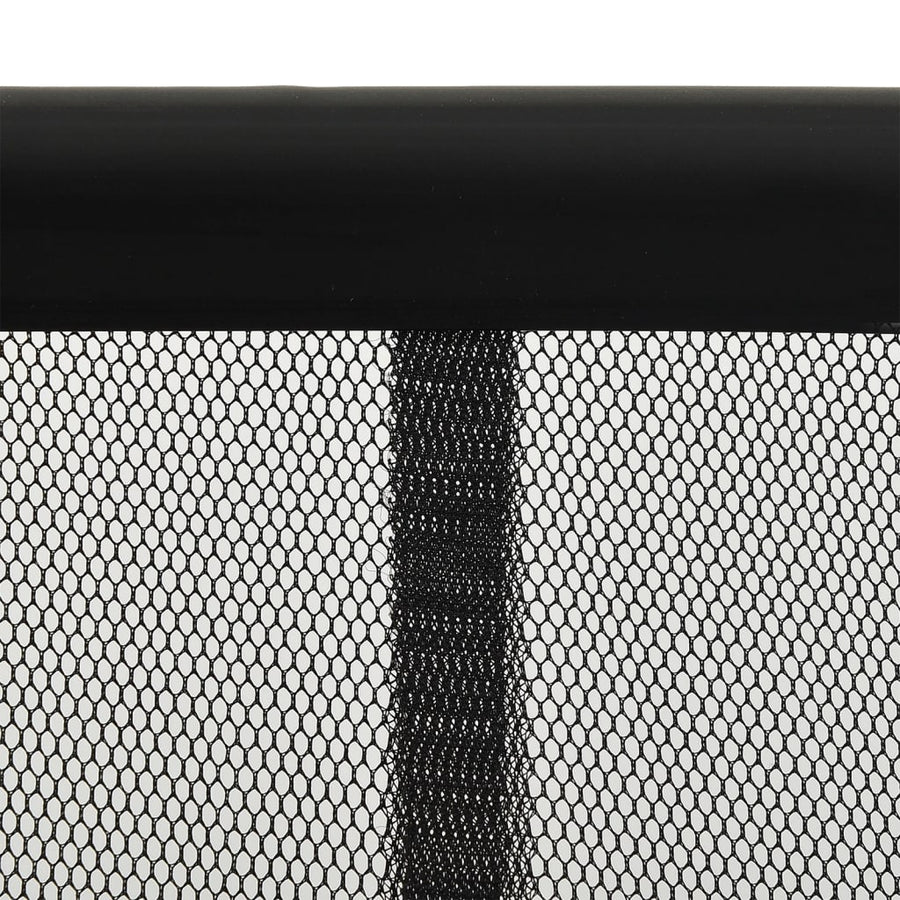 Vliegengordijn 5-Delig Mesh Zwart 120 x 240 cm