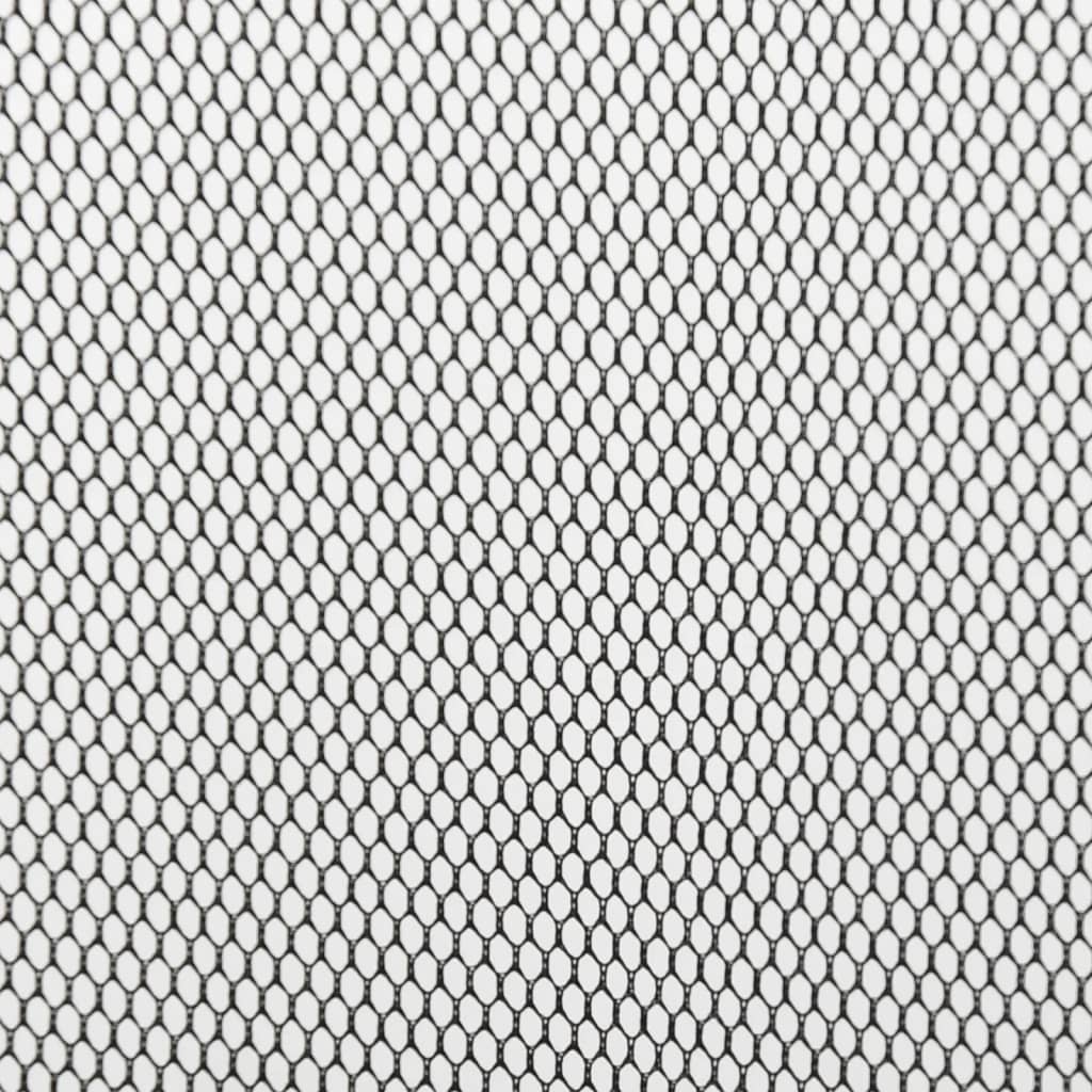 Vliegengordijn 5-Delig Mesh Zwart 120 x 240 cm
