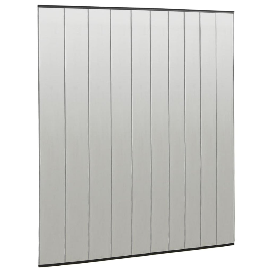 Vliegengordijn 10-Delig Mesh Zwart 240 x 240 cm