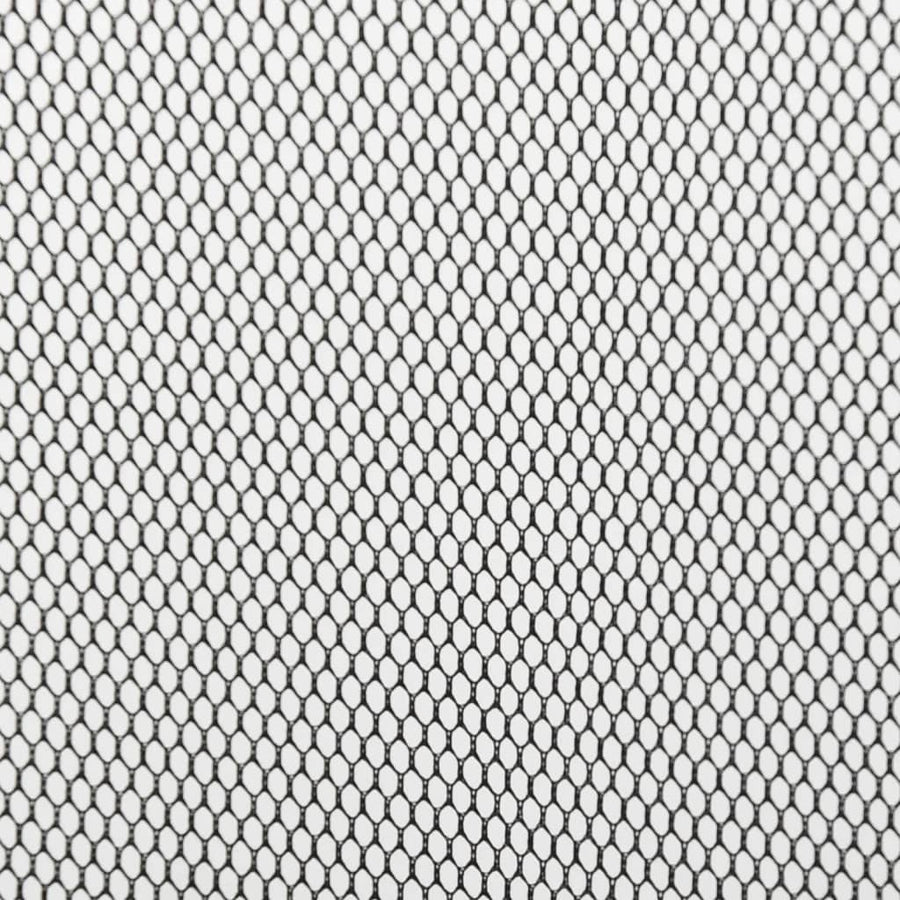 Vliegengordijn 10-Delig Mesh Zwart 240 x 240 cm