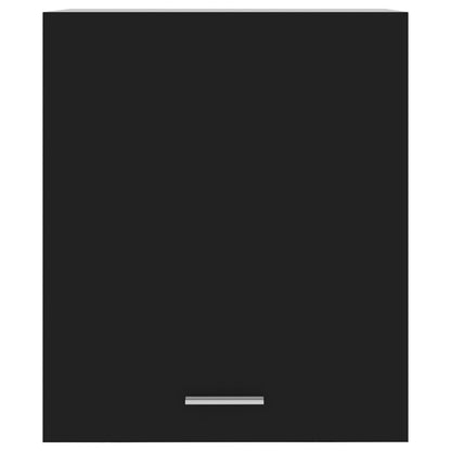 Hangkasten 2 St 50X3X60 Cm Spaanplaat Zwart Hangkast 50 cm 2 st
