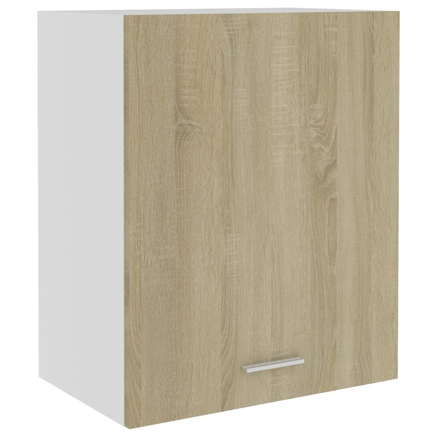 Hangkasten 2 st 50x31x60 cm spaanplaat sonoma eikenkleurig Sonoma eiken