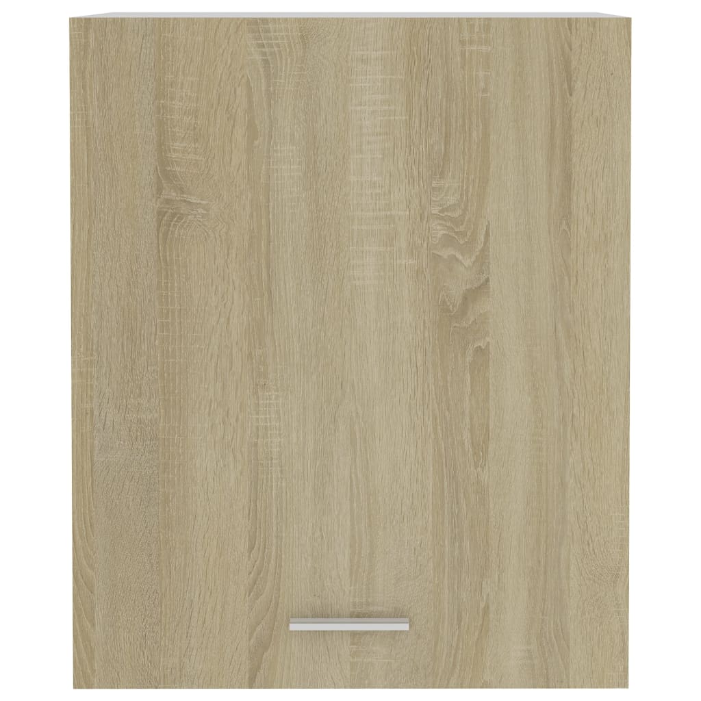 Hangkasten 2 st 50x31x60 cm spaanplaat sonoma eikenkleurig Sonoma eiken
