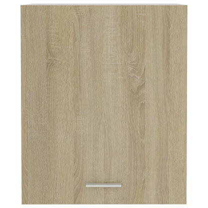 Hangkasten 2 st 50x31x60 cm spaanplaat sonoma eikenkleurig Sonoma eiken