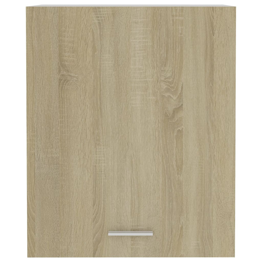 Hangkasten 2 st 50x31x60 cm spaanplaat sonoma eikenkleurig Sonoma eiken