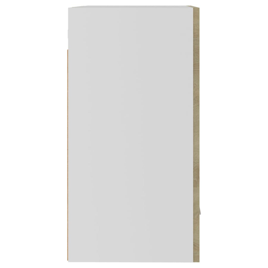 Hangkasten 2 st 50x31x60 cm spaanplaat sonoma eikenkleurig Sonoma eiken