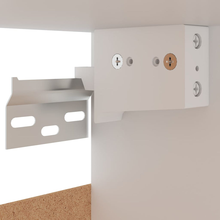 Hangkasten 2 st 50x31x60 cm spaanplaat sonoma eikenkleurig Sonoma eiken
