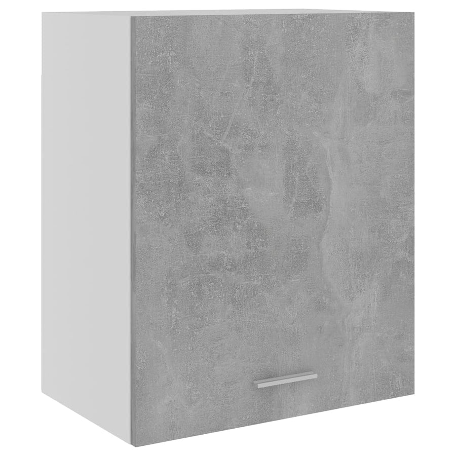 Hangkasten 2 st 50x31x60 cm bewerkt hout betongrijs Betongrijs