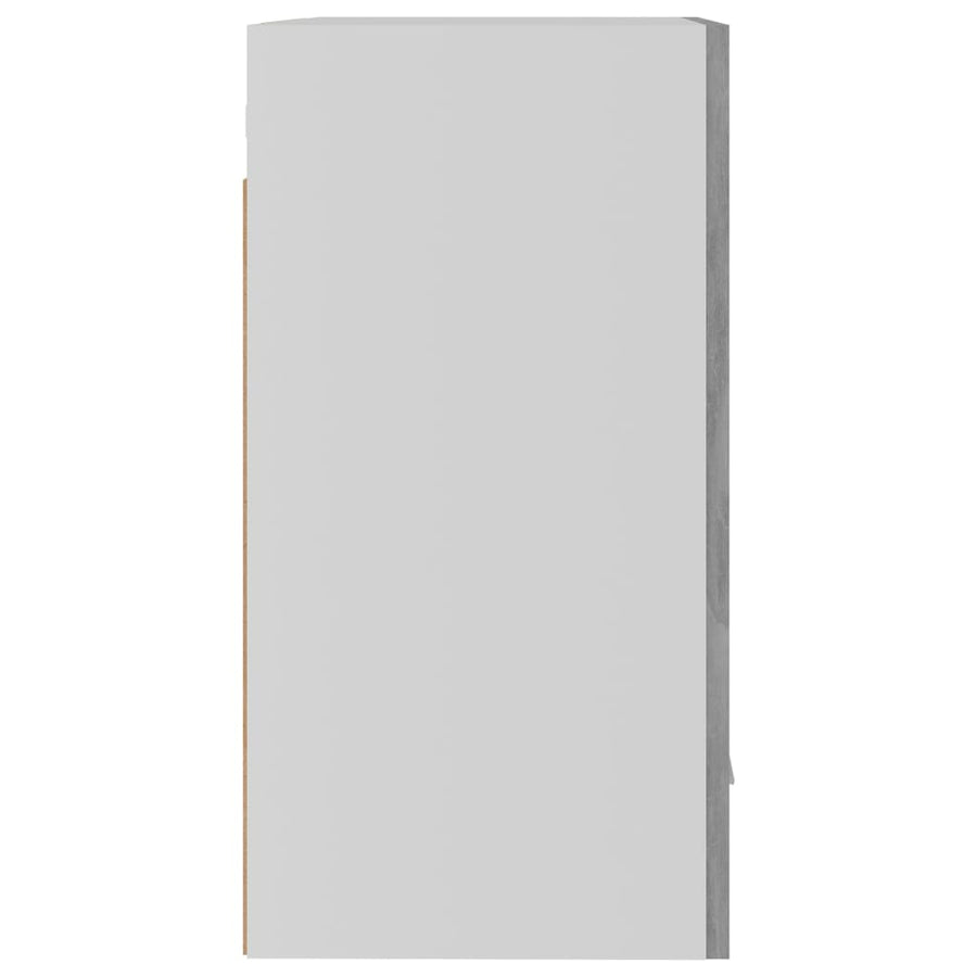 Hangkasten 2 st 50x31x60 cm bewerkt hout betongrijs Betongrijs