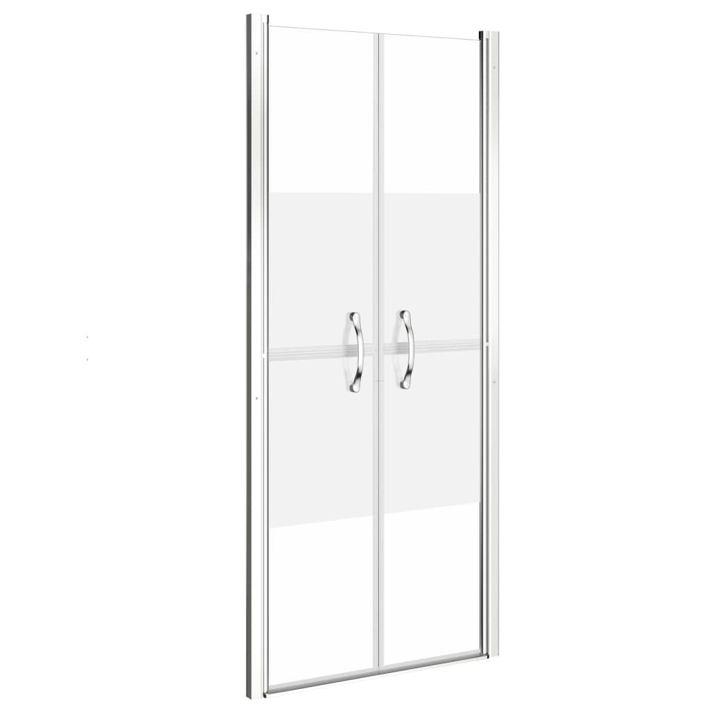 Douchedeur 71x190 cm ESG halfmat 71 x 190 cm Zilver Halfmat