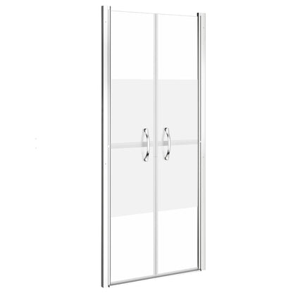 Douchedeur 96x190 cm ESG halfmat 96 x 190 cm Zilver Halfmat