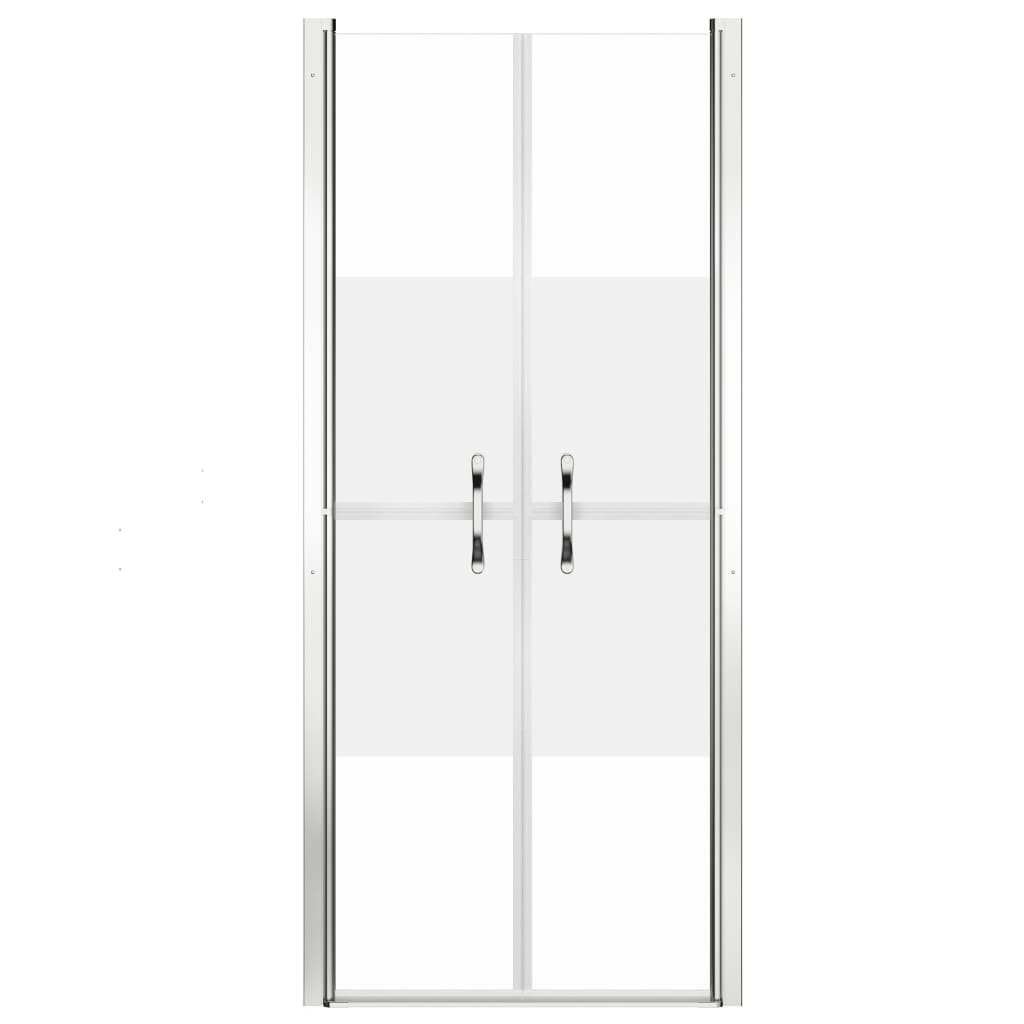 Douchedeur 96x190 cm ESG halfmat 96 x 190 cm Zilver Halfmat