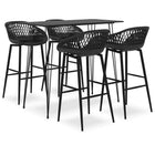 5-piece Bar Set black