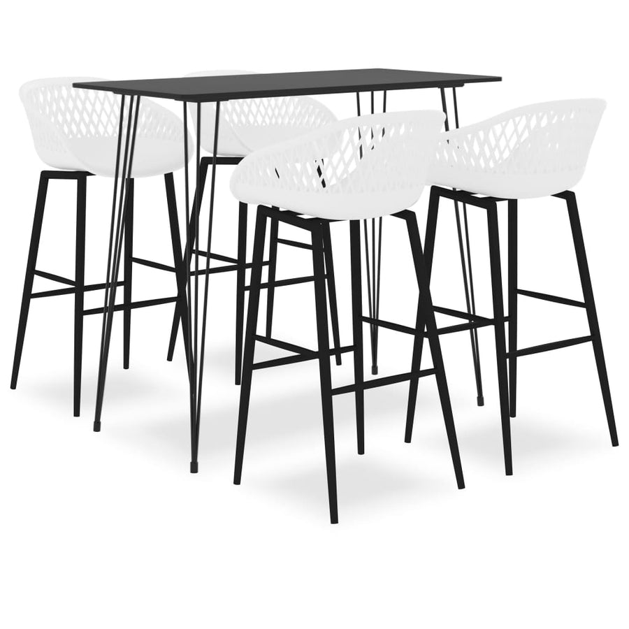 -Delige Barset 5 Zwart en wit