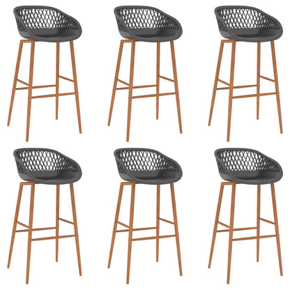 7-delige Barset zwart en grijs