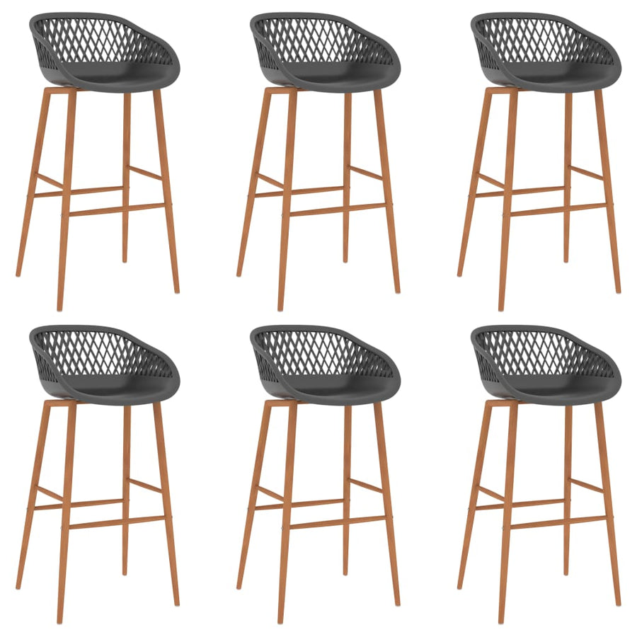 7-delige Barset zwart en grijs