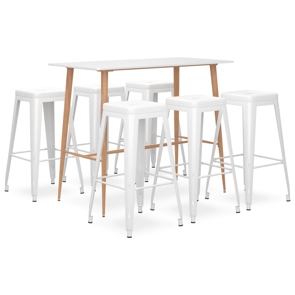 -Delige Barset 7 Wit