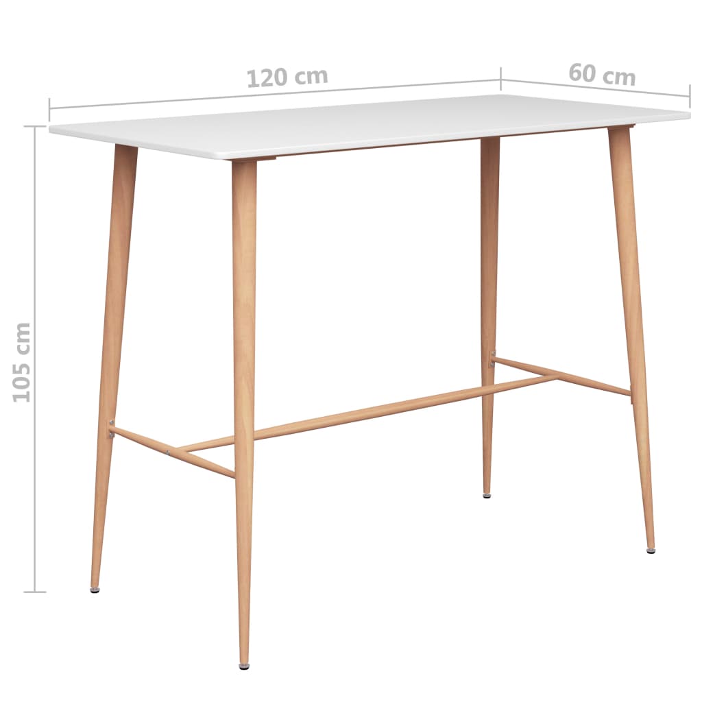 -Delige Barset 7 Wit en grijs