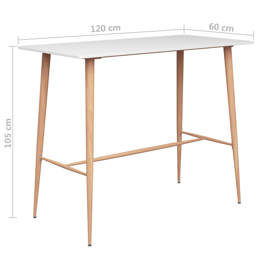 -Delige Barset 7 Wit en zwart