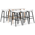 7-piece White Bar Set