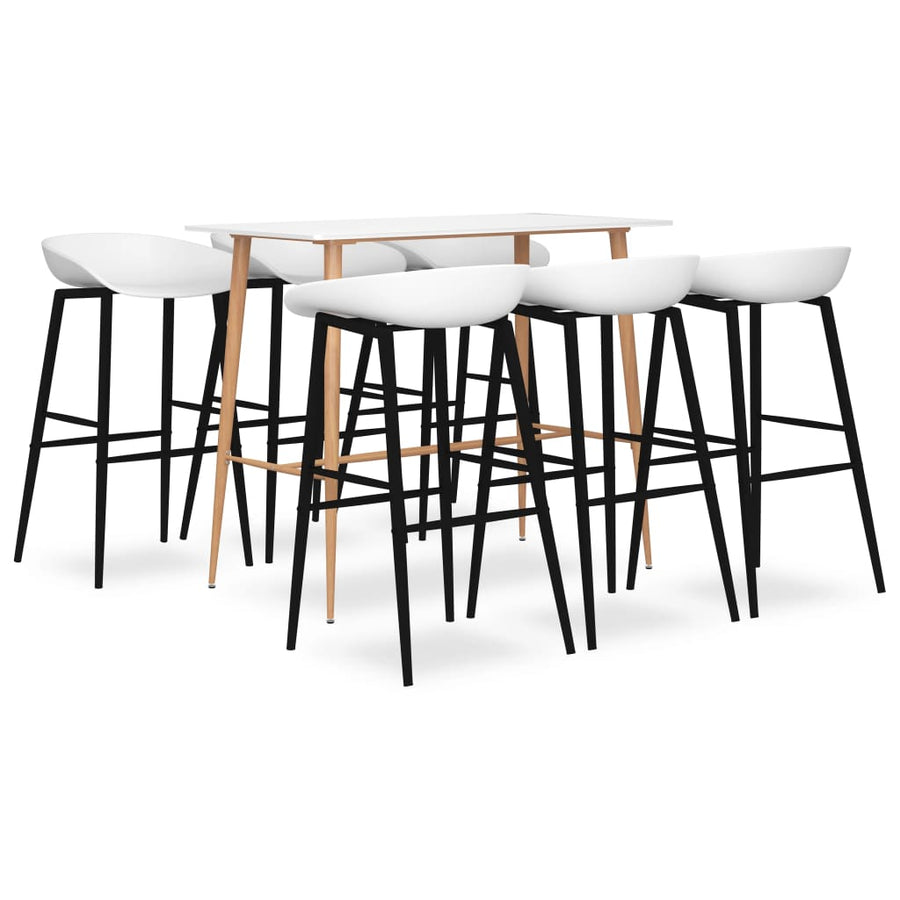 7-Delige Barset 6 Wit