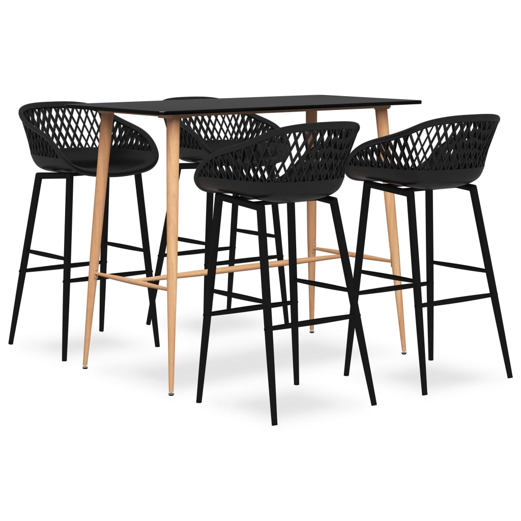 -Delige Barset 5 Zwart