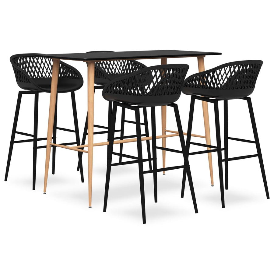 -Delige Barset 5 Zwart