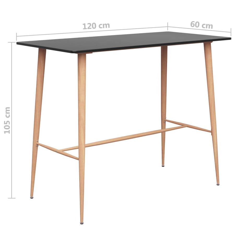 -Delige Barset 5 Zwart en wit
