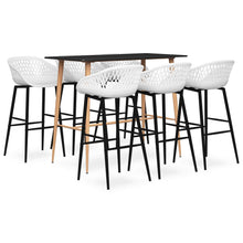 -Delige Barset 7 Zwart en wit