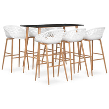 -Delige Barset 7 Zwart en wit