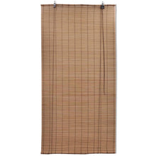 Rolgordijnen 2 St 100X160 Cm Bamboe Bruin