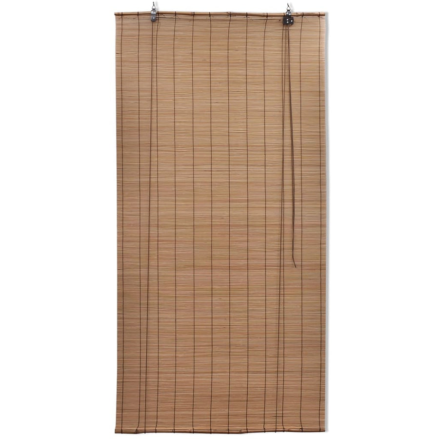 Rolgordijnen 2 St 150X220 Cm Bamboe Bruin