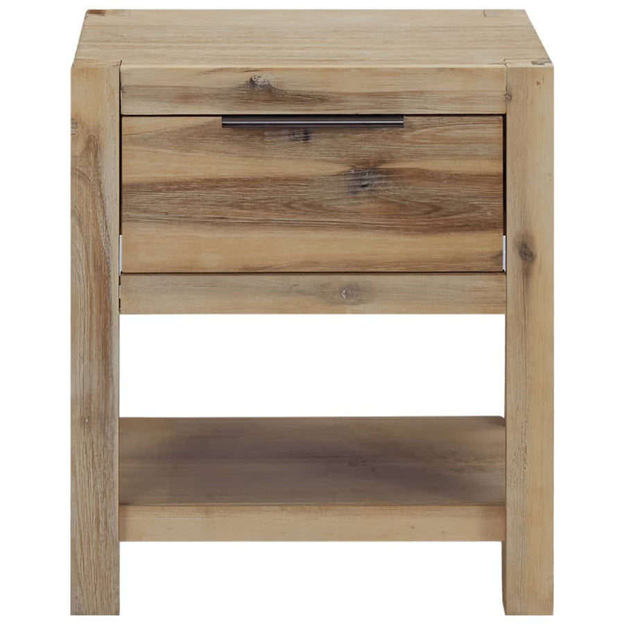 Nachtkastjes Met Lades 40X30X48 Cm Massief Acaciahout 2